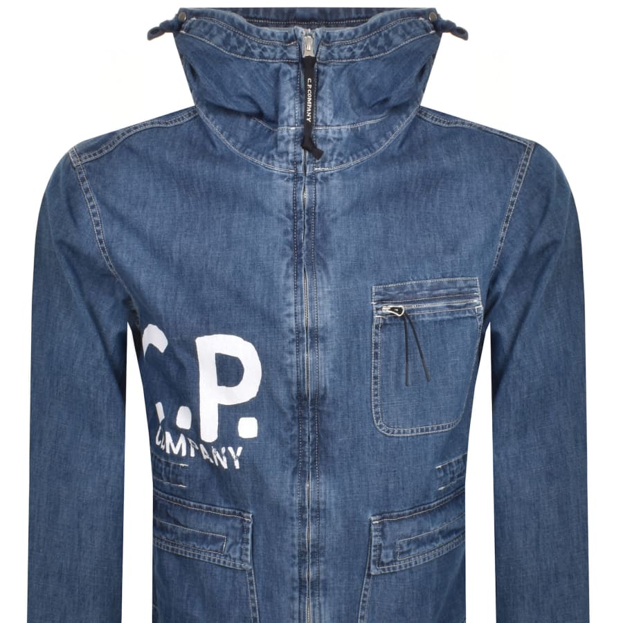 CP Company Goggle Jacket Blue Mainline Menswear United States